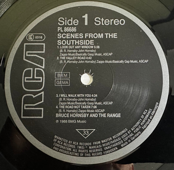 Bruce Hornsby And The Range - Scenes From The Southside (LP Tweedehands) - Discords.nl