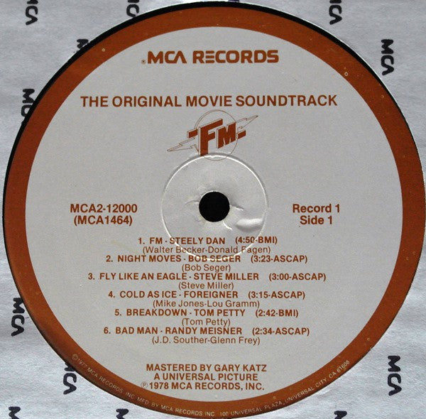 Various - FM (The Original Movie Soundtrack) (LP Tweedehands)