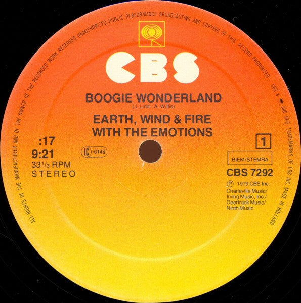 Earth, Wind & Fire With Emotions, The - Boogie Wonderland (LP Tweedehands)