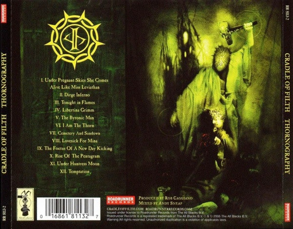 Cradle Of Filth - Thornography (CD)