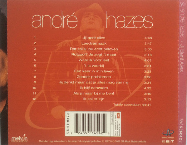 André Hazes - Jij Bent Alles (CD)