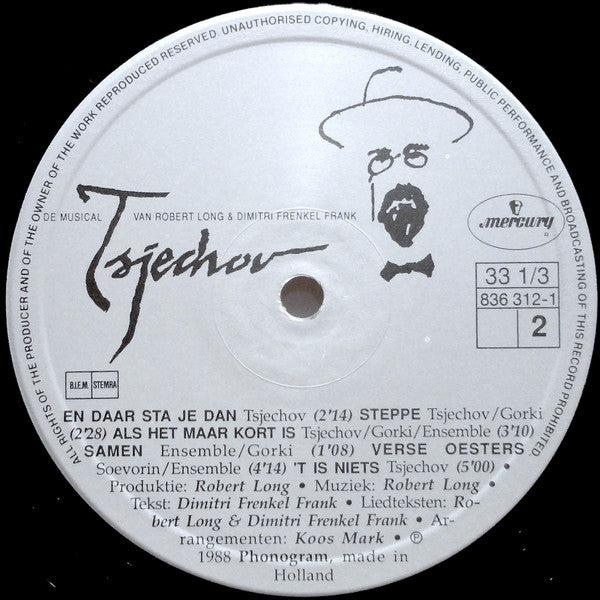 Various - Tsjechov - De Musical Van Robert Long & Dimitri Frenkel Frank (LP Tweedehands)