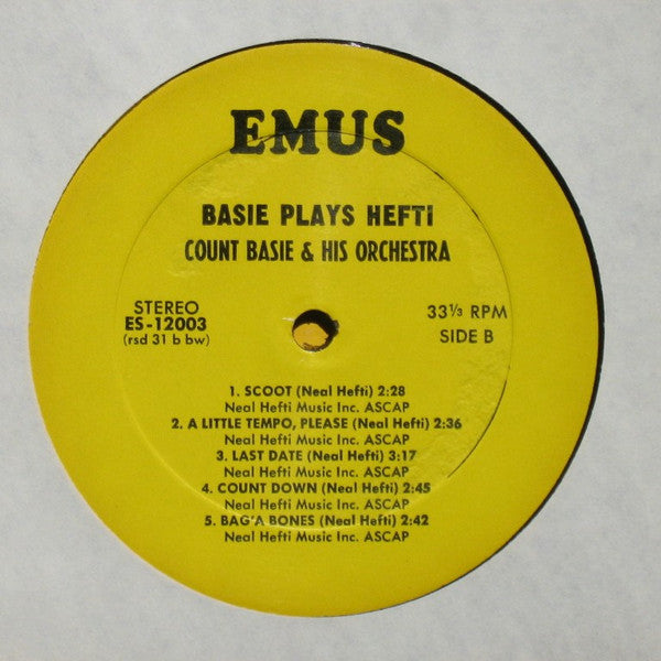 Count Basie - Basie Plays Hefti (LP Tweedehands) - Discords.nl