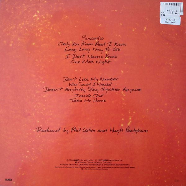 Phil Collins - No Jacket Required (LP Tweedehands) - Discords.nl