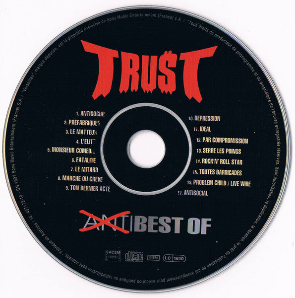 Trust (2) - Anti Best Of (CD Tweedehands)