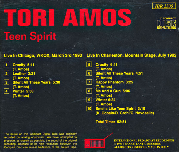 Tori Amos - Teen Spirit (CD) - Discords.nl