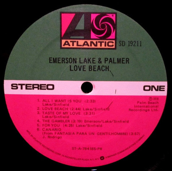 Emerson, Lake & Palmer - Love Beach (LP Tweedehands)