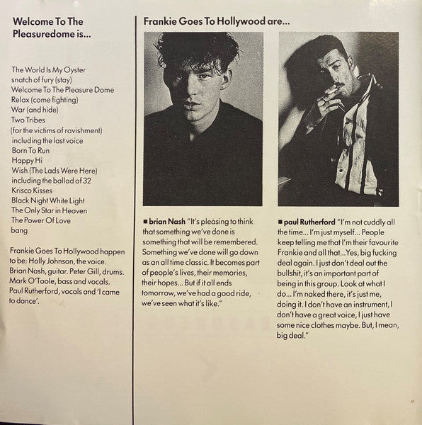 Frankie Goes To Hollywood - Welcome To The Pleasuredome (CD Tweedehands) - Discords.nl