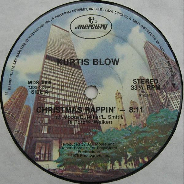 Kurtis Blow - Christmas Rappin' (12" Tweedehands)