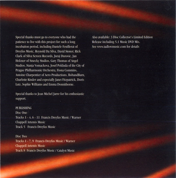 City Of Prague Philharmonic, The, Crouch End Festival Chorus Conducted By Nic Raine - The Symphonic Jean Michel Jarre (CD)