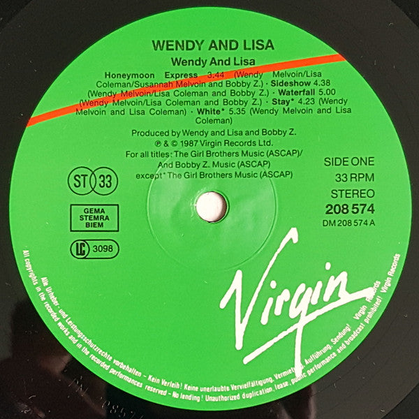 Wendy & Lisa - Wendy And Lisa (LP Tweedehands)