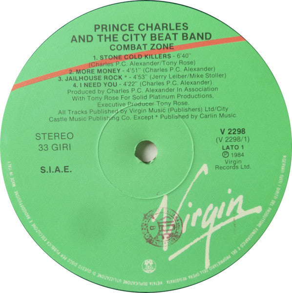 Prince Charles And The City Beat Band - Combat Zone (LP Tweedehands)