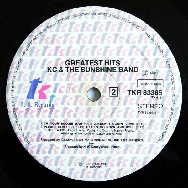 KC & The Sunshine Band - Greatest Hits (LP Tweedehands) - Discords.nl