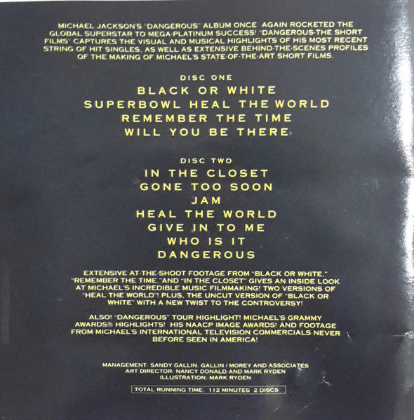 Michael Jackson - Dangerous (The Short Films)  (CD Tweedehands)