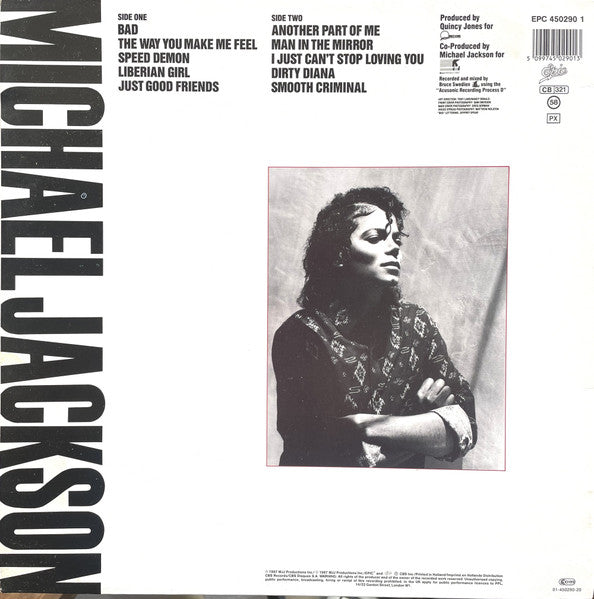 Michael Jackson - Bad (LP Tweedehands)