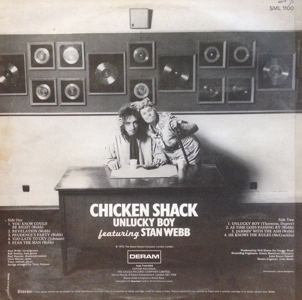 Chicken Shack Featuring Stan Webb (2) - Unlucky Boy (LP Tweedehands)