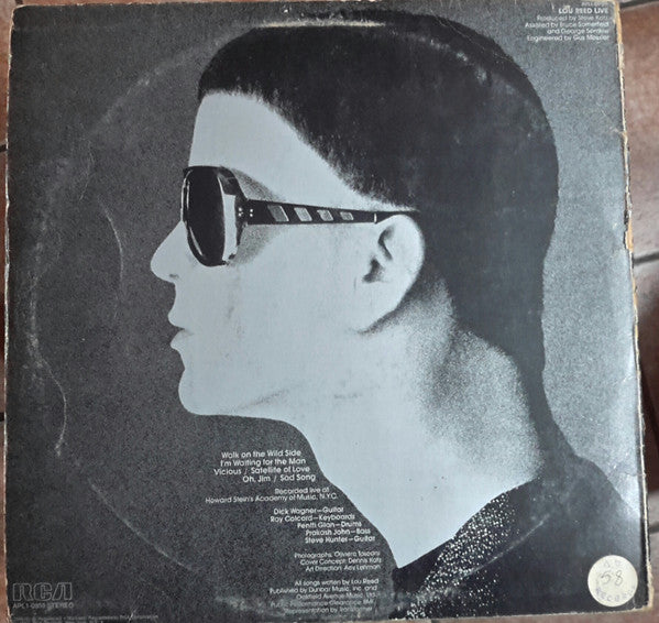 Lou Reed - Lou Reed Live (LP Tweedehands)