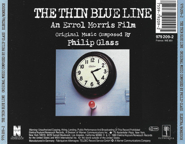 Philip Glass - The Thin Blue Line (CD)