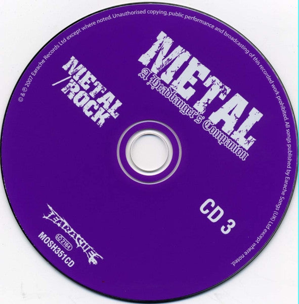 Various - Metal (A Headbanger's Companion) (CD)