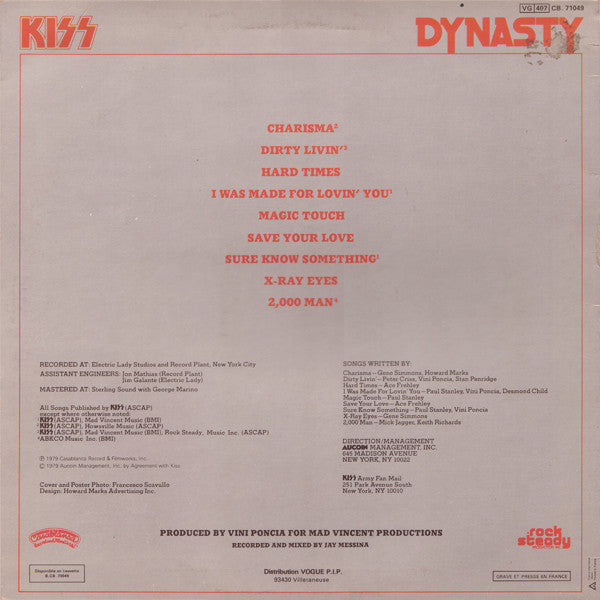 Kiss - Dynasty (LP Tweedehands)