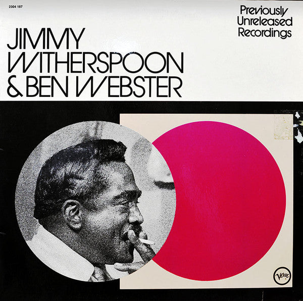 Jimmy Witherspoon & Ben Webster - Previously Unreleased Recordings (LP Tweedehands)