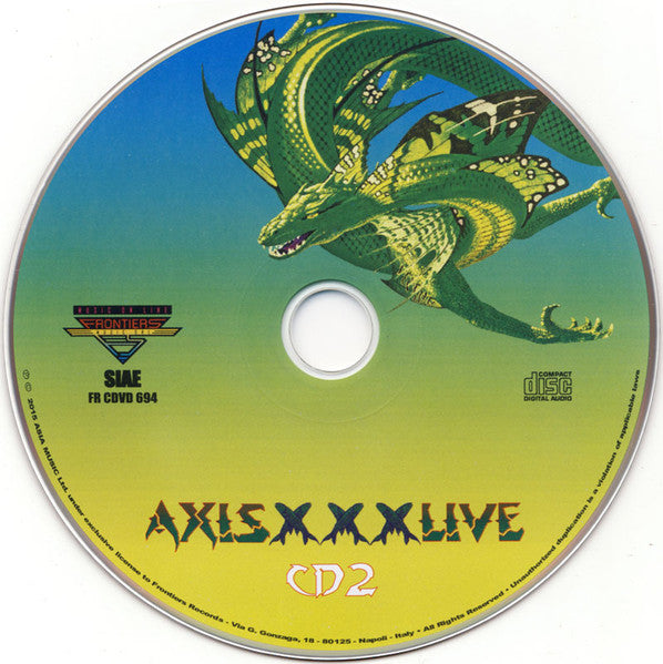 Asia - Axis XXX Live San Francisco (CD)