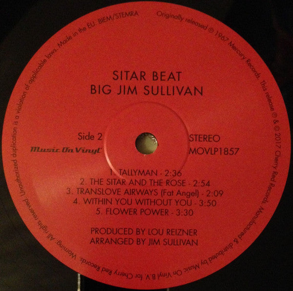 Big Jim Sullivan - Sitar Beat (LP Tweedehands)