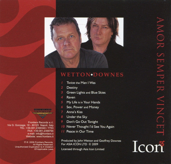 Wetton/Downes - Icon 3 (CD)