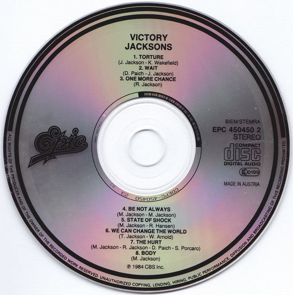 Jacksons, The - Victory (CD Tweedehands) - Discords.nl