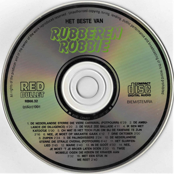 Rubberen Robbie - Het Beste Van Rubberen Robbie (CD Tweedehands)