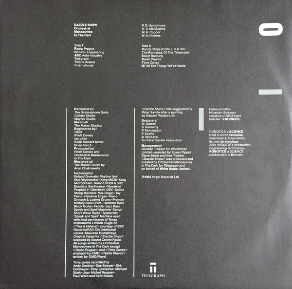 Orchestral Manoeuvres In The Dark - Dazzle Ships (LP Tweedehands)