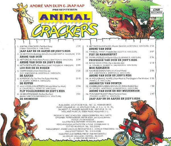 André van Duin & Jaap Aap - Presenteren Animal Crackers (CD)