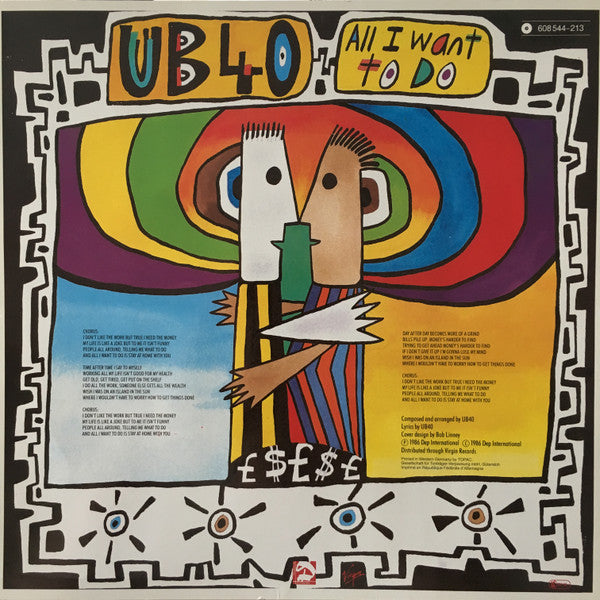 UB40 - All I Want To Do (12" Tweedehands)