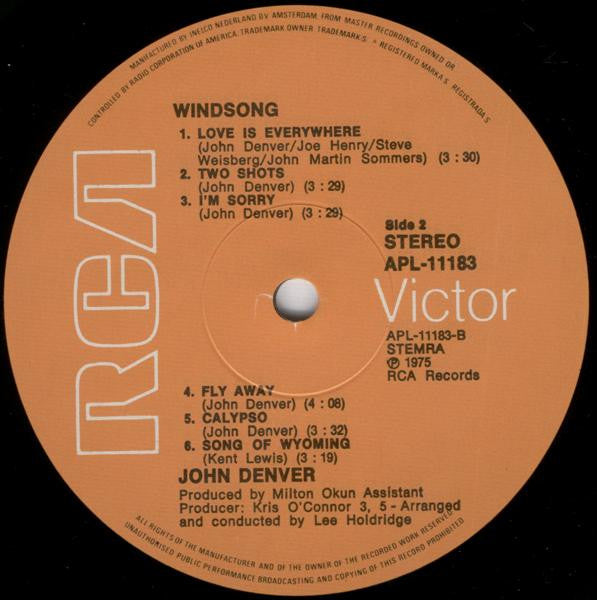 John Denver - Windsong (LP Tweedehands)