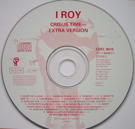 I-Roy - Crisus Time - Extra Version (CD)