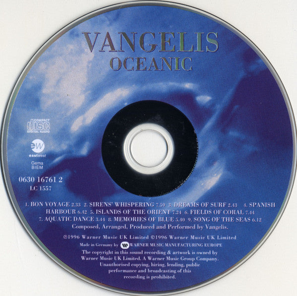 Vangelis - Oceanic (CD)