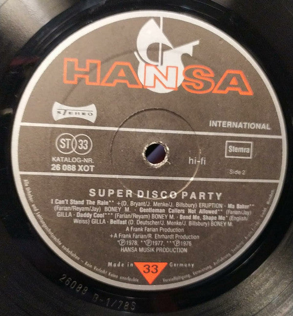 Various - Super Disco Party (LP Tweedehands) - Discords.nl