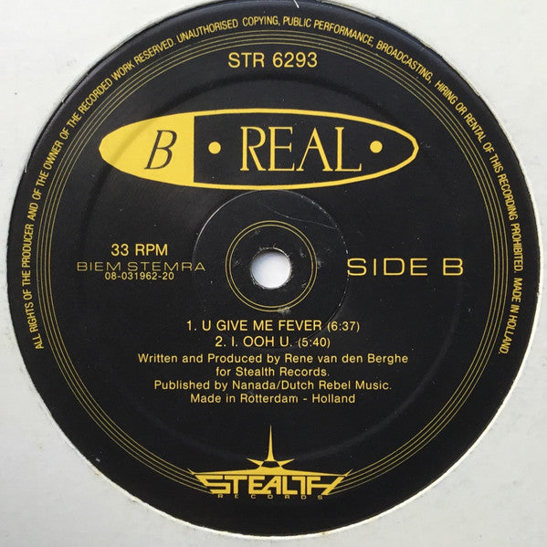 B Real - Sex Test (12" Tweedehands)