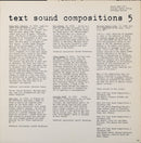 Various - Text-Sound-Compositions 5 (LP Tweedehands)