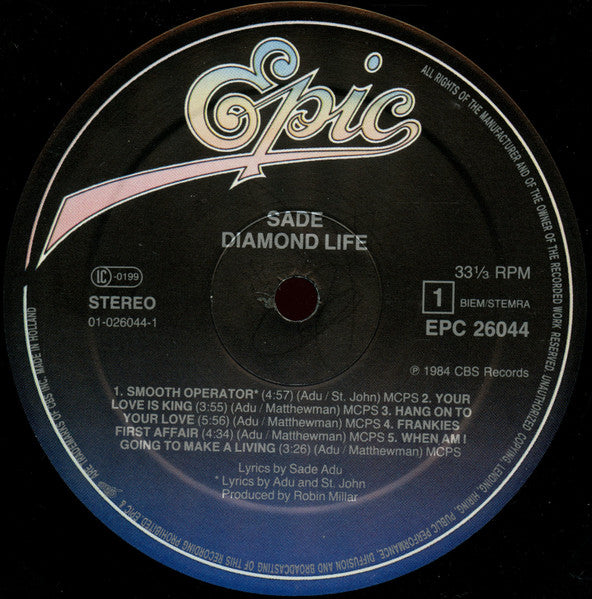 Sade - Diamond Life (LP Tweedehands)