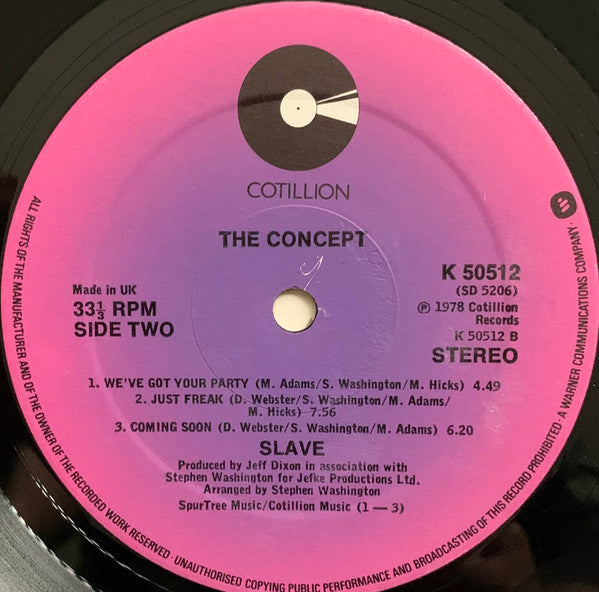 Slave - The Concept (LP Tweedehands)