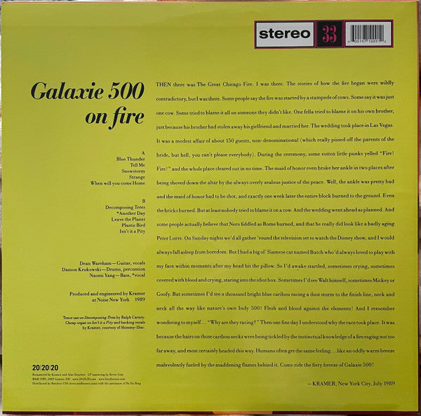Galaxie 500 - On Fire (LP) - Discords.nl