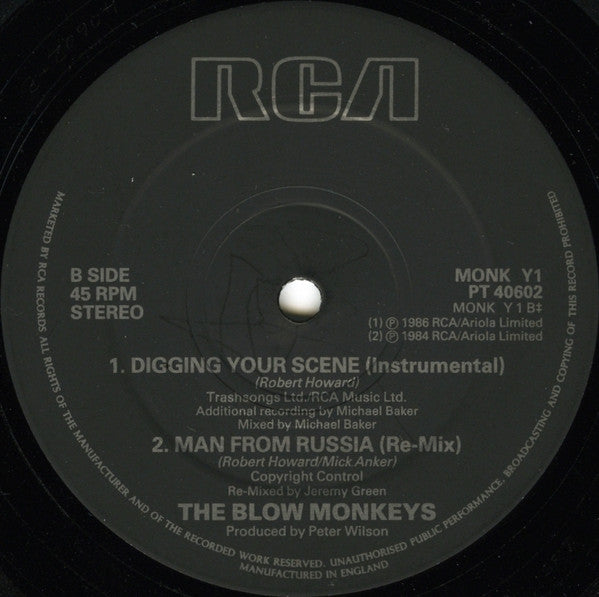 Blow Monkeys, The - Digging Your Re-Mix (12" Tweedehands)