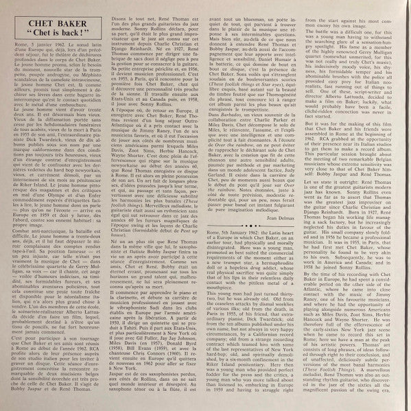 Chet Baker - "Chet Is Back !" (LP Tweedehands) - Discords.nl