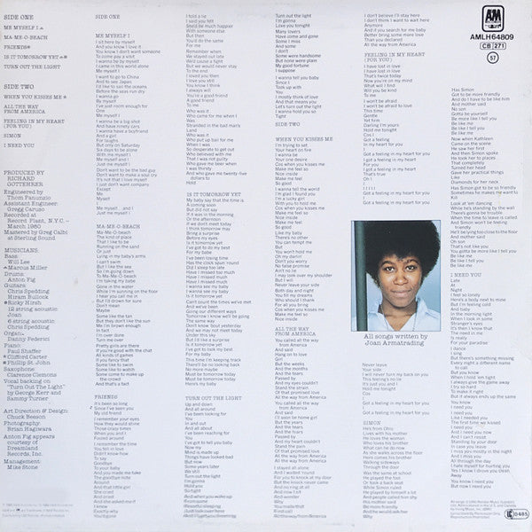 Joan Armatrading - Me Myself I (LP Tweedehands) - Discords.nl