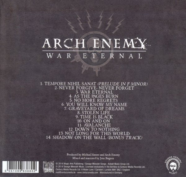 Arch Enemy - War Eternal (CD)