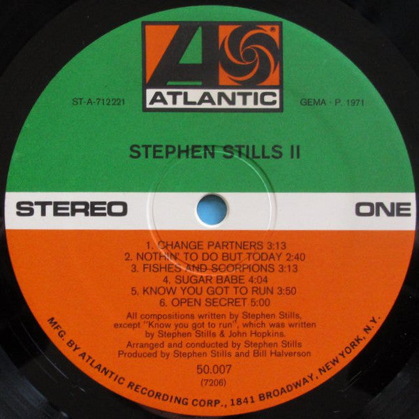 Stephen Stills - Stephen Stills 2 (LP Tweedehands) - Discords.nl