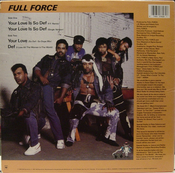 Full Force - Your Love Is So Def (12" Tweedehands)