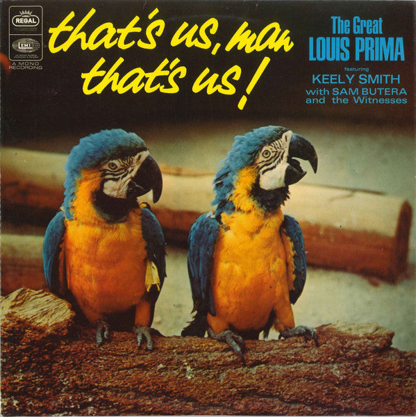 Louis Prima & Keely Smith With Sam Butera And The Witnesses - That's Us, Man That's Us! (LP Tweedehands)