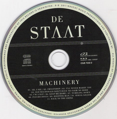 De Staat - Machinery (CD Tweedehands)